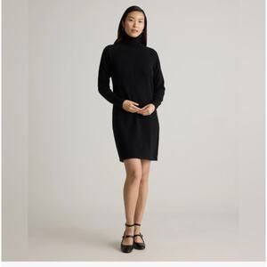 New! Quince Wm’s Mongolian Cashmere Mongolian Wide-Rib Midi Dress Sz M#112